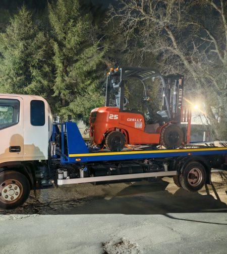 Эвакуатор со сдвижной платформой